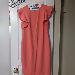 Calvin Klein Coral Dress Size 10